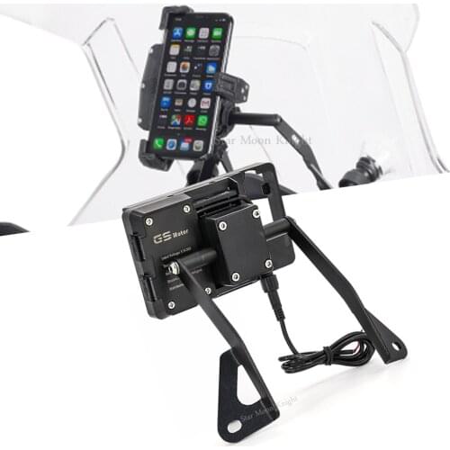 For GUZZI V85 TT v85 tt 2019 gps kit Motorcycle Accessories mobile phone GPS bracket rod crossbar navigation kit