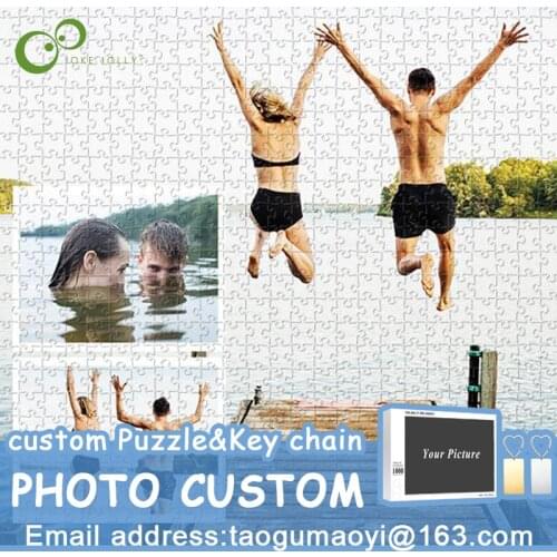 35to1000Pcs Photo Custom Wooden Personalized Jigsaw Puzzle Picture DIY Toys for Adults Decoration Collectiable With Keychain WDN