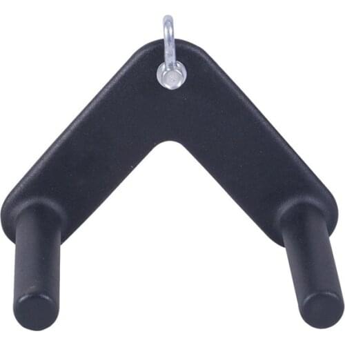 Home Gym Fitness V-Bar Lat Pull Down Rowing Equipment Handle Grip Biceps Tricep Strength Exercise Pully Cable Machine Accessorie