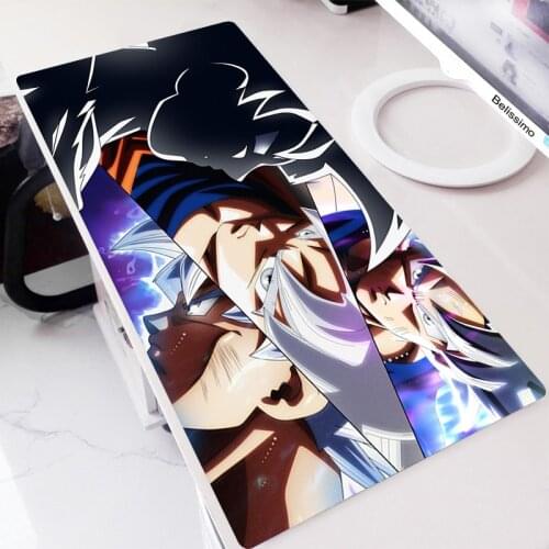 Computer Desk Mat Anime Super DBZ Mouse Pad Keyboard Accessories Mousepad Kawaii Mouse Mat Large Rubber XXL 900X400 Laptop Pad