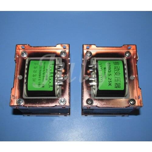 Tube front stage 600Ω: 5.25K input transformer output transformer signal about 3 times booster amplification