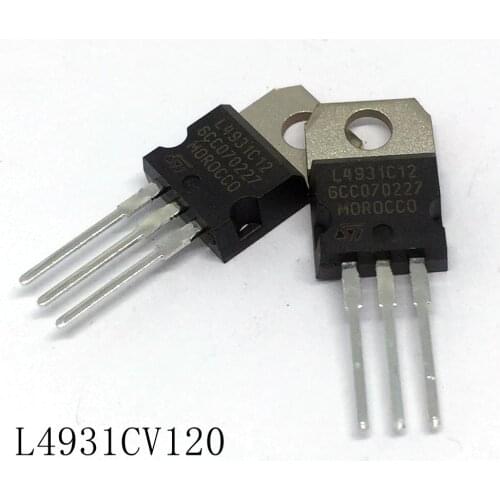 Linear regulator L4931CV120 TO-220 0.25A/12V 10pcs/lots new in stock