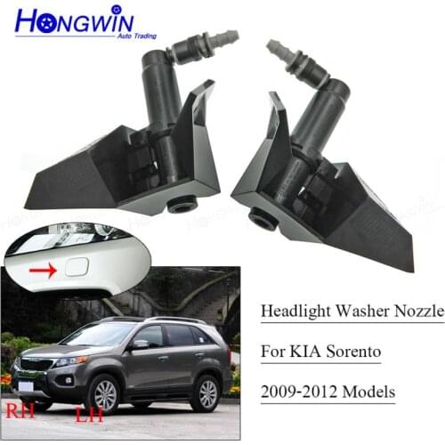 For KIA Sorento 2009 2010 2011 2012 Headlight Washer Pump Headlamp Water Spray Nozzle Jet Actuator OEM: 98671-2P000 98672-2P000