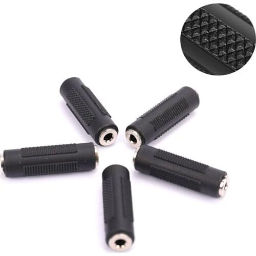 New 3.5 mm Female to 3.5mm Female Jack Stereo Connector Coupler Adapter Audio Cable Extension for MP3 DVD Headphone Car AUX