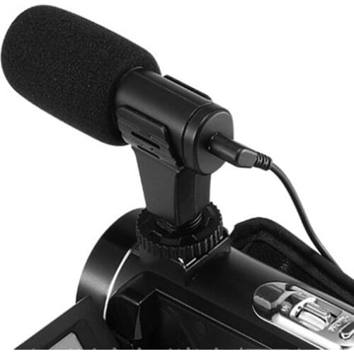 MIC-06 Cross-border new camera microphone, convenient mobile phone camera interview recording mini microphone microphone