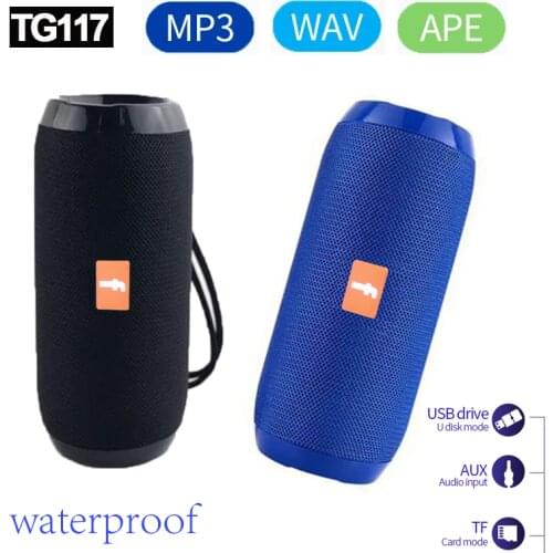 Portable Bluetooth 5.0 Speaker 1200mAh Original Waterproof 10W Subwoofer 8D Surround Loudspeaker TF Card/AUX /FM Radio /Call Box