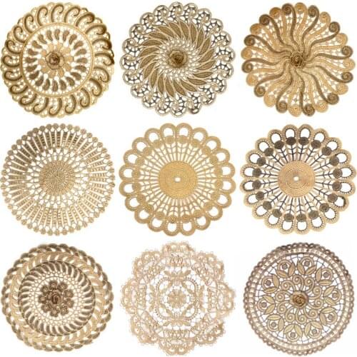 Flower Table Cloth Table Cloth European-style Cloth Art Coffee Table Cloth Lace Embroidery Cloth Piece Embroidery Round Cushion