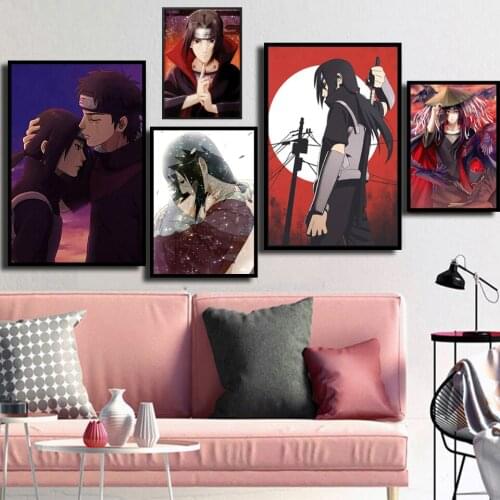 Modern Anime Art Canvas Painting Modular Abstract Posters And Prints Wall Pictures For Living Room Home Unframed Decoration