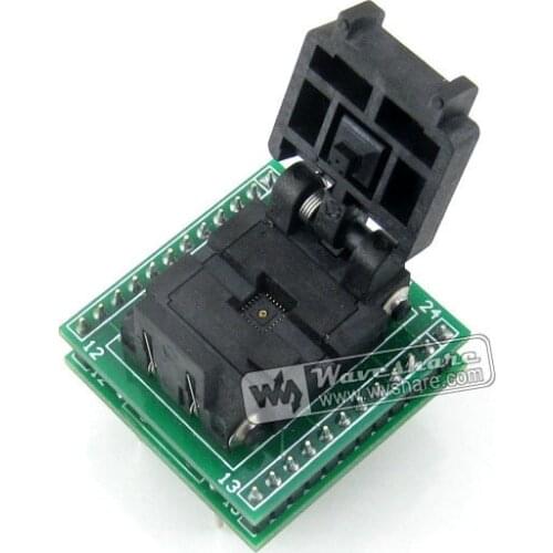 Plastronics IC Test Socket & Programming Adapter QFN24 TO DIP24 (B) for QFN24 MLF24 MLP24 package IC 0.5mm pitch 24pins