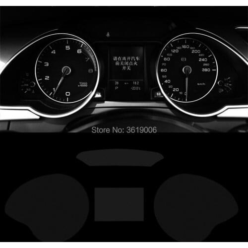 TOMMIA For Audi S5 09-16 Screen Protector HD 4H Dashboard Protection Film Anti-scratches Car Sticker