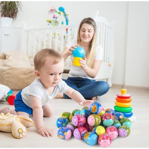 Twisted Egg Figure Toy Capsules Toy Plastic Balls Mini Dolls Children Portable Interactive Present for Vending Machine