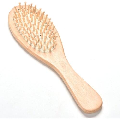 High Quality 1Pcs Massage Wooden Comb Bamboo Hair Vent Brush Brushes Hair Care and Beautiful SPA Massager Wholesale