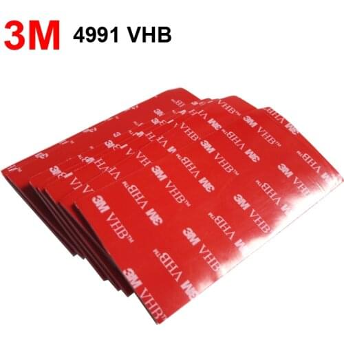 20 sheets 10.4cmx20cm 3M VHB 4991 Double Sided Adhesive Foam Mounting Tape, 2.3mm thick