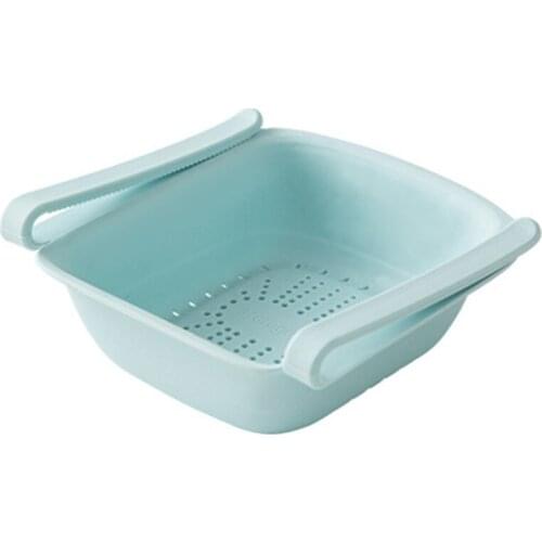 5Pcs Pull-Out Food Storage Basket Drainage ​Refrigerator Organizer Drawer Basket Fresh Spacer Layer Storage Rack