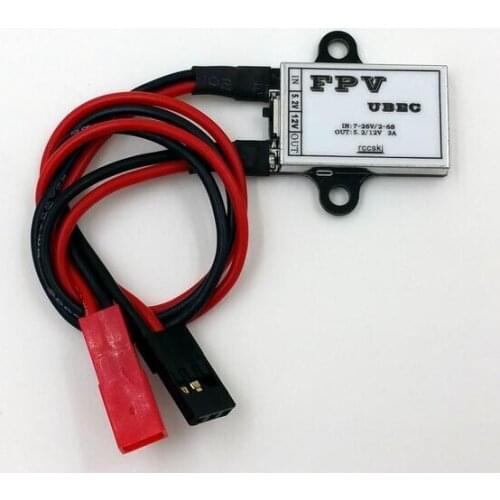 1pc FPV UBEC 5.2V / 12V output supply power to AV transmitter For RC Airplane Free Shipping