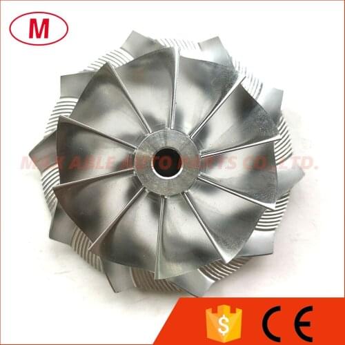GT28 49.70/67.40mm 10+0 blades Turbo Billet compressor wheel/Milling wheel for Racing 446179-0094/816366-0001 Turbochrager