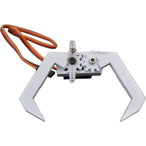 DIY 3D Printer Robot Claw Arm Set with 9G Motor Gear Servo & Plastic Mechanical Gripper Clamp Science Tool
