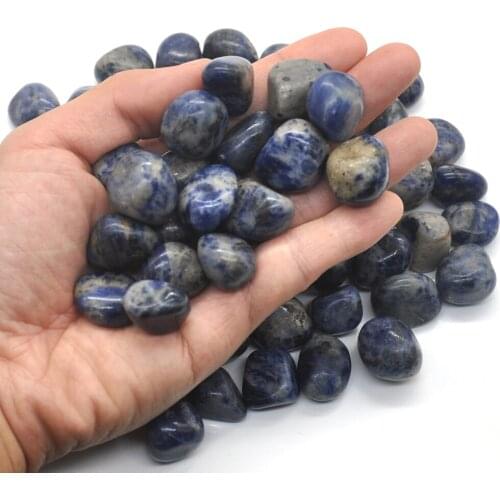 Natural Blue Sodalite Crystal Tumbled Bulk Healing Mineral Specime Gemstones Gem Raw Aquarium Decoration