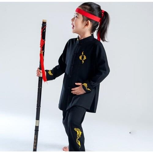 2021 New Style Custom Made Children And Teenagers Kung Fu Tai Chi Uniform Chinese Clothing Wing Chun Uniform Free Shipping
