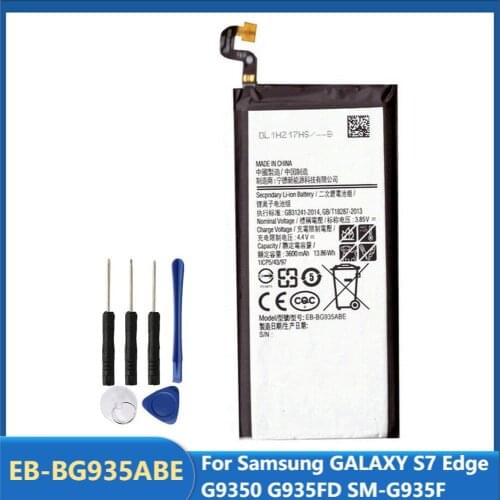Original Replacement Phone Battery EB-BG935ABE For Samsung GALAXY S7 Edge G9350 G935FD SM-G935F Rechargable Batteries 3600mAh