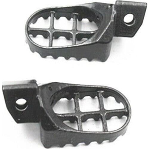 Pair Motorcycle Steel Race Foot Pegs Rest For Honda CR 125 250 CRF450R 450X CRF 250R 250X