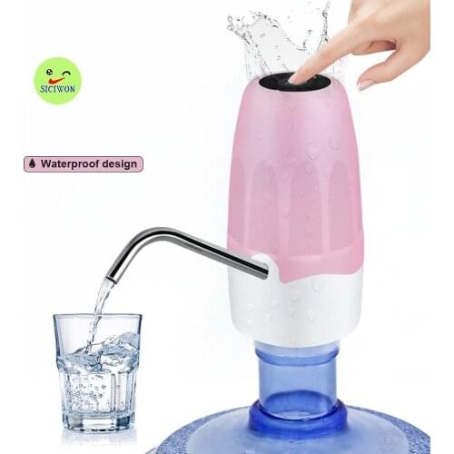 Rechargeable bottle drinking pump dispensador de agua portable mini electric automatic water dispenser
