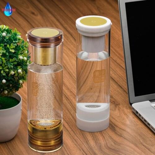 Rechargeable MRETOH 7.8Hz Molecular Resonance PEM Electrolysis Alkaline H2 Ionizer Bottle Hydrogen-Rich Water Generator 500ml