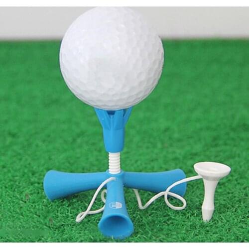 Portable Golf Tee Adjustable ABS Anti-flying Tripod Golf Tee for Training