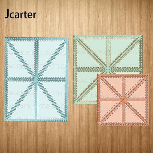 New Arrival Rectangle Cross Grid Metal Cutting Dies Craft Scrapbooking Handmade Knife Mould Blade Punch Stencils Model Template