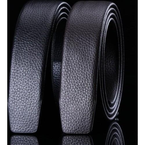 Mens automatic buckle belts No Buckle Belt Brand Belt Men High Quality Male Genuine Strap Jeans Belt 3.5cm belts