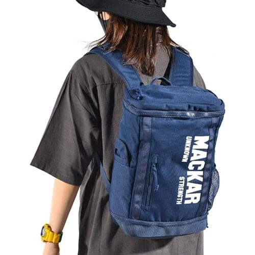 Backpack Large Capacity Zipper Closure Accessories Wear-resistant Travel Laptop Bag for Outdoor