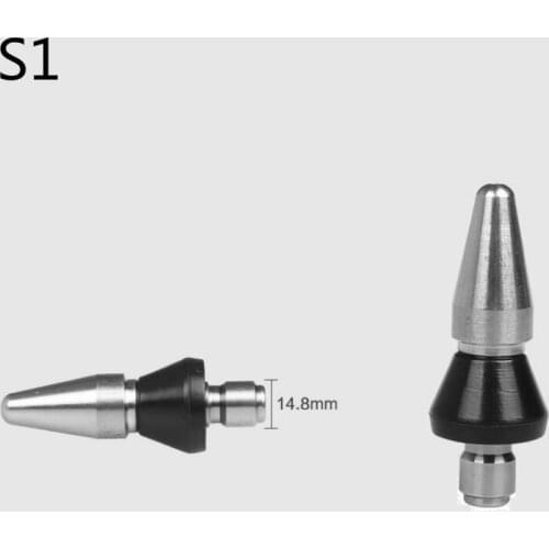 High pressure pipe sewer cleaning nozzle garden sprayer 3/6 jets car washer water gun accessories for municipal pipe dredging