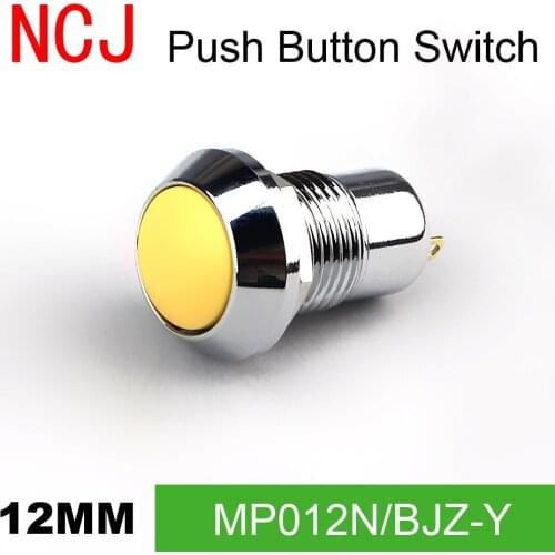 NCJ MP12 Metal Push Button Switch Series -Alternate Maintained 2A