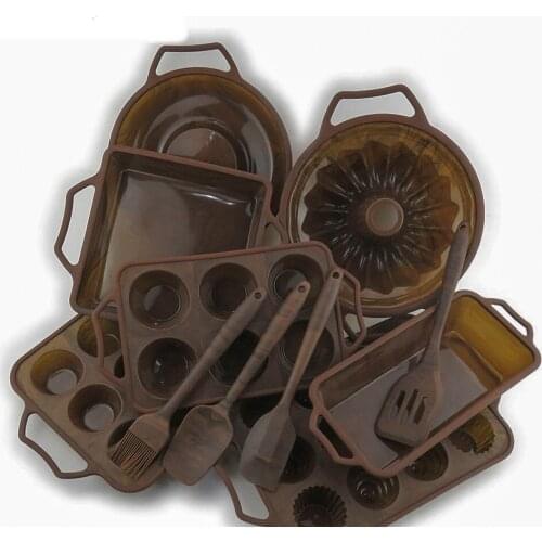 Diy Baking Silicone Cake Decorating tools Flower Macarone Doughnut Biscuit Mold Bakeware Non-stick Baking Tools Tray Mold