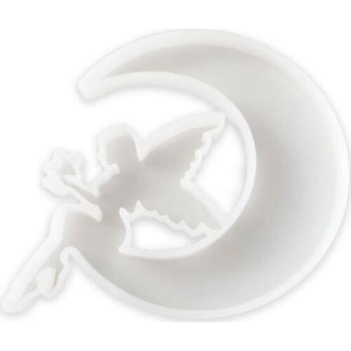 Resin Crystal Epoxy Mold Animal Moon Casting Silicone Mould Crafts Making Tool A5KE