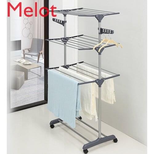 Clothes Hanger Coat Rack Floor Hanger Storage Wardrobe Clothing Drying Racks porte manteau kledingrek perchero de pie