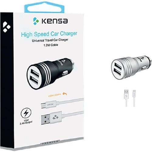 CR-96 USB-C Car Charger Cigarette Lighter All Types Mobile Phone Charger Smart Phone Dual USB Charging