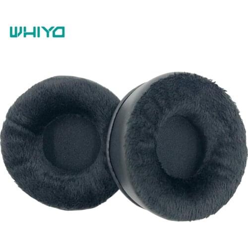 Whiyo 1 pair of Velvet Leather Sleeve Ear Pads Cushion Cover Replacement Cups for JVC HP-RX700 Headset hp rx700