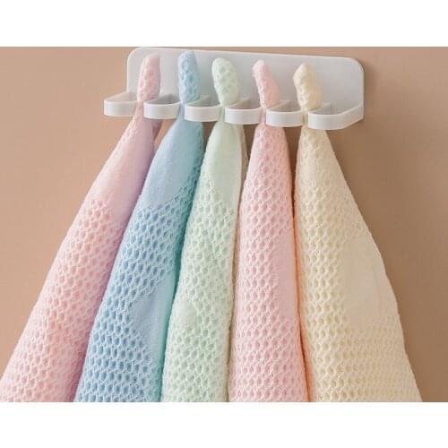1Pcs Multi-Purpose Household Hook Viscose Wall Hanging On The Wall Seamless Hole-free Rack Kitchen Rag Hook Bathroom Rack Hooks