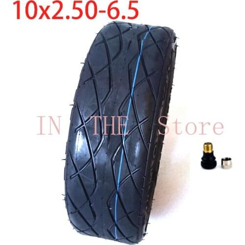 10X2.50-6.5 Vacuum Tire Folding Mini Electric Scooter Thickened Explosion-proof Tubeless Tires