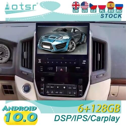 Android For Toyota Land Cruiser 2016 Car Radio GPS Navigation Multimedia Video Player Stereo Audio Head Unit CD Tape Recorder