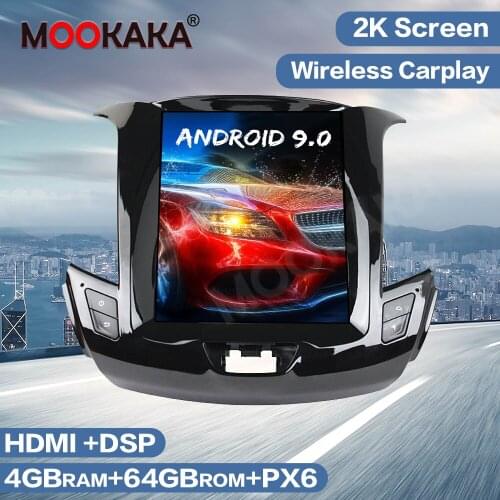 Tesla Style Android 9 PX6 64G Car Multimedia Player GPS Navigation For Chevrolet CRUZE 2015 2016 2017 Auto Radio Stereo Headunit