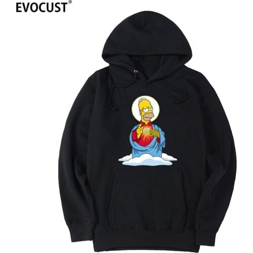 Bitcoin Cryptocurrency Hiphop men Hoodies Sweatshirts women unisex Combed Cotton