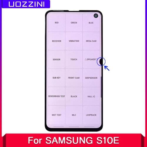 Dead Pixel Point LCD For Samsung Galaxy S10E G970F/DS G970U G970W SM-G9700 LCD Display Touch Screen Digitizer Replacement Parts