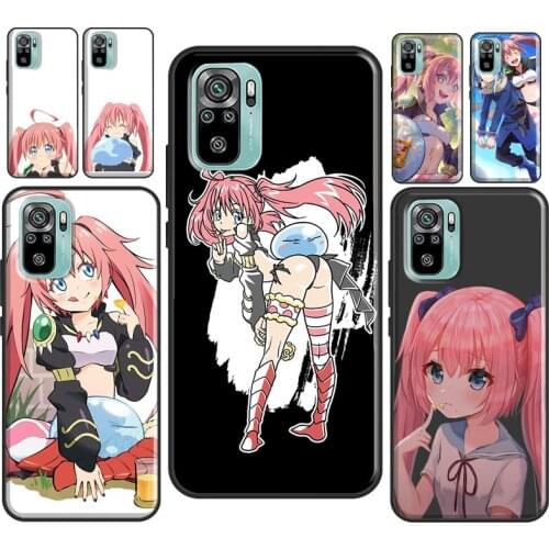 Milim Nava Rimuru For Xiaomi Redmi Note 10 7 8 9 Pro Note 8T 9S Case For Redmi K40 Pro 9 9A 9C 9T Coque