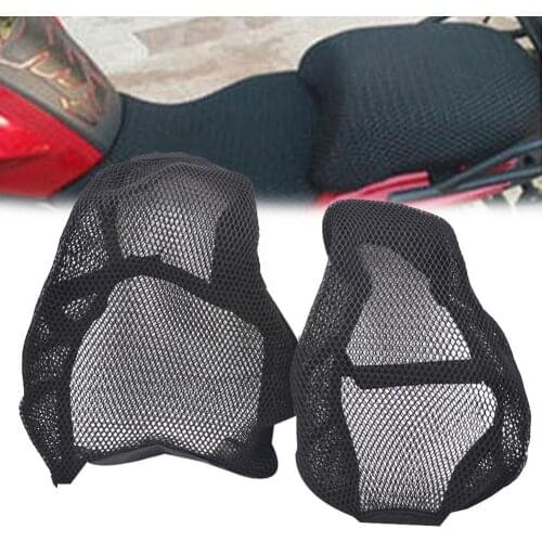 Motorcycle Front Rear Seat Breathable Net Covers Set for BMW R1200GS ADV 13-18