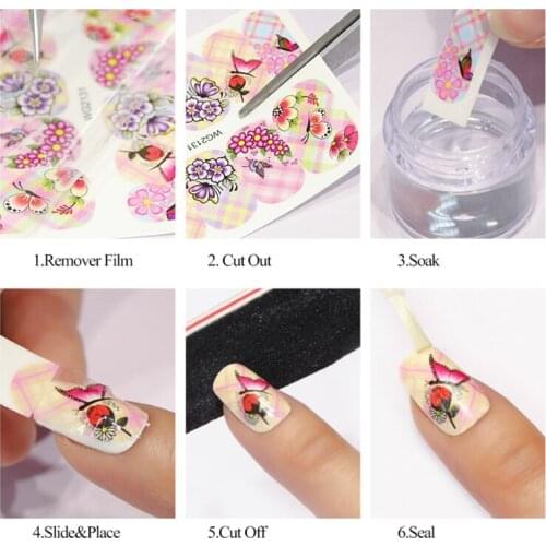 Q1QD 1 Sheet Fall Autumn Maple Leaf Pumpkin Pattern Nail Art Stickers Thanksgiving Harvest Holiday Water Transfer Decals