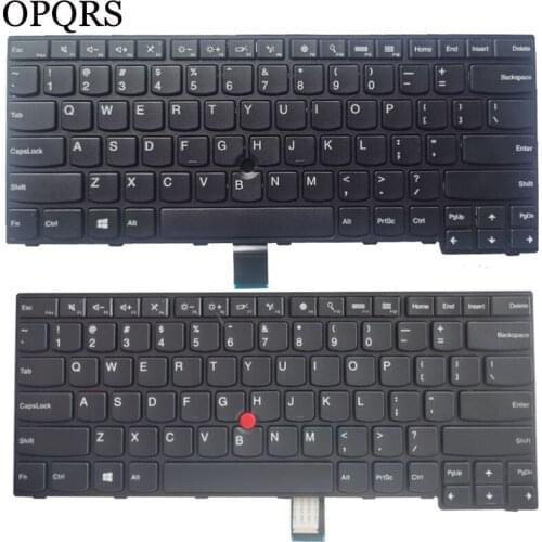 New US Laptop keyboard For Thinkpad Edge E450 E455 E450C W450 04X6101 04X6141 04X6181 Black keyboard no backlight