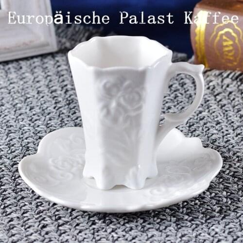 Newest arrival porcelain coffee cup set jungle animal coffee cup and saucer bird monkey style gold Bone China tea cup