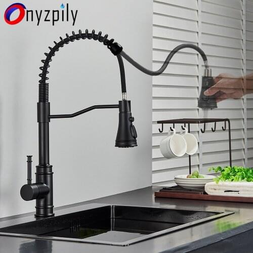 Onyzpily Black Kitchen Faucets China